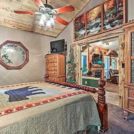 Eclectic Cabin With Hot Tub 1 Mi To Ober Gatlinburg Exterior foto