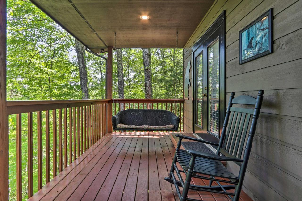 Eclectic Cabin With Hot Tub 1 Mi To Ober Gatlinburg Exterior foto