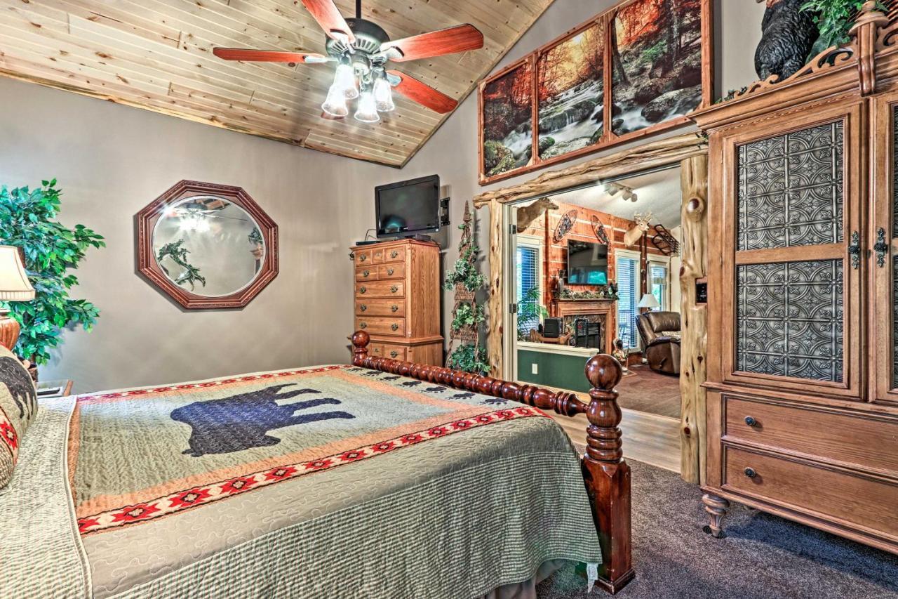 Eclectic Cabin With Hot Tub 1 Mi To Ober Gatlinburg Exterior foto