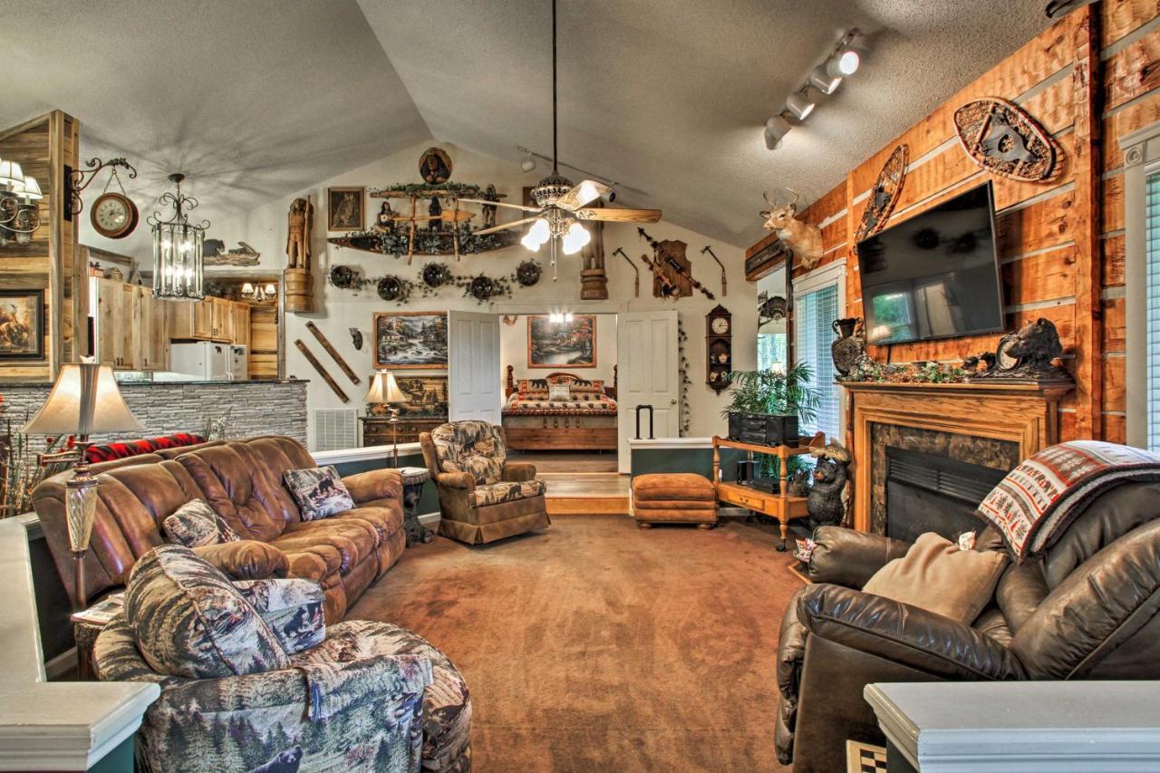 Eclectic Cabin With Hot Tub 1 Mi To Ober Gatlinburg Exterior foto