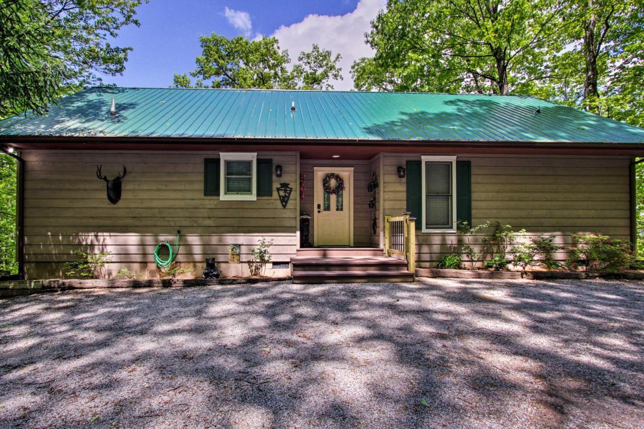 Eclectic Cabin With Hot Tub 1 Mi To Ober Gatlinburg Exterior foto